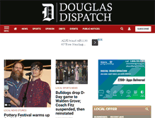 Tablet Screenshot of douglasdispatch.com